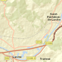 Saint-Pantaléon-de-Larche Street Map
