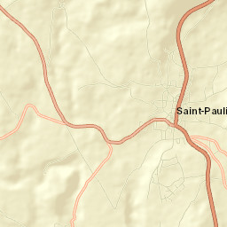 Saint-Paulien Street Map