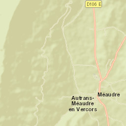 Méaudre Street Map