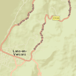 Lans-en-Vercors Street Map
