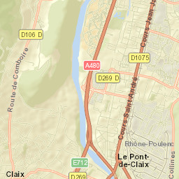 Le Pont-de-Claix Street Map