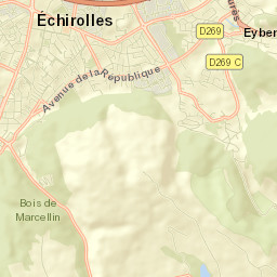 Échirolles Street Map