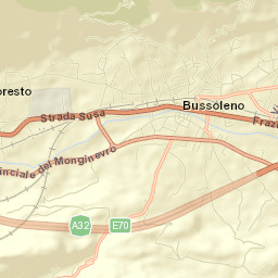 Bussoleno Street Map