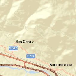 San Didero Street Map