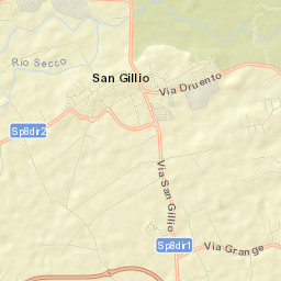 San Gillio Street Map