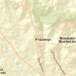 Mombello Monferrato Street Map