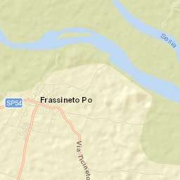 Frassineto Po Street Map