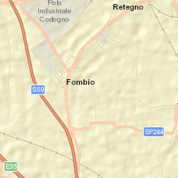 Fombio Street Map