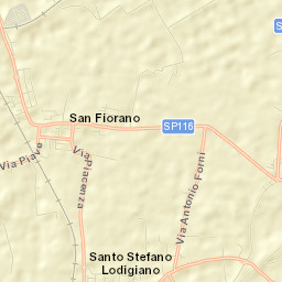 San Fiorano Street Map