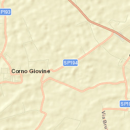 Cornovecchio Street Map