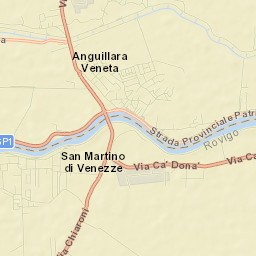 Anguillara Veneta Street Map