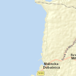 Malinska-Dubašnica Street Map