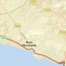 Novi Vinodolski Street Map