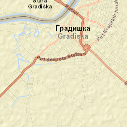 Gradiška Street Map