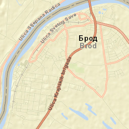 Brod Street Map