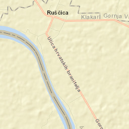 Ruščica Street Map