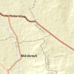 Horezu Street Map