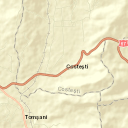 Costeşti Street Map