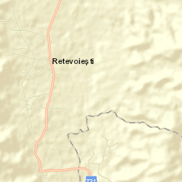 Retevoiești Street Map