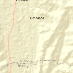 Comuna Vlădeşti Street Map