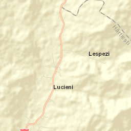 Comuna Hârtieşti Street Map