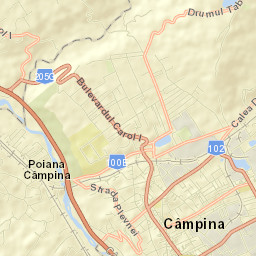 Comuna Poiana Câmpina Street Map