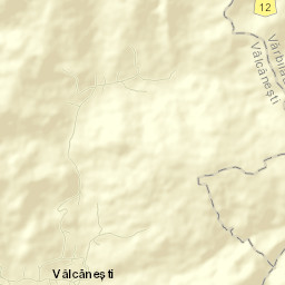 Comuna Vâlcăneşti Street Map