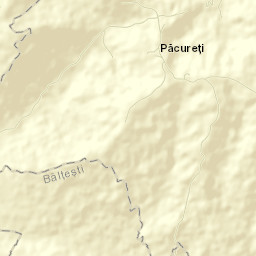 Comuna Păcureţi Street Map