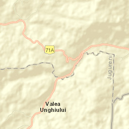 Comuna Lapoş Street Map