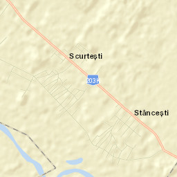 Scurtești Street Map