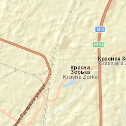 Krasna Zor'ka Street Map