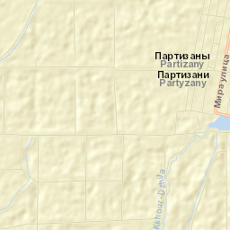 Partizany Street Map