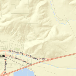 101 Northwest Faulconer Street, Sheridan Street Map
