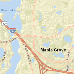 8501 Kirkwood Lane North Maple Grove MN Street Map
