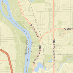 Coon Rapids Street Map