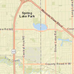 Mounds View Street Map