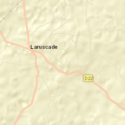 Laruscade Street Map