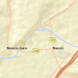 Neuvic Street Map