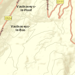 Vaulnaveys-le-Bas Street Map