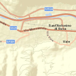 Sant'Antonino di Susa Street Map