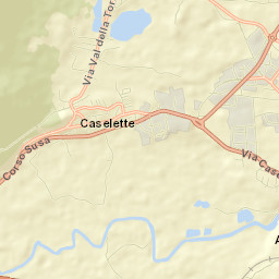 Caselette Street Map