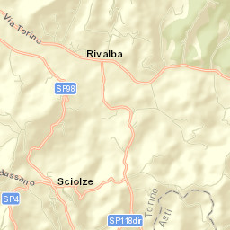 Sciolze Street Map