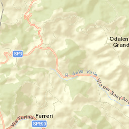 Odalengo Grande Street Map