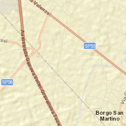 Borgo San Martino Street Map