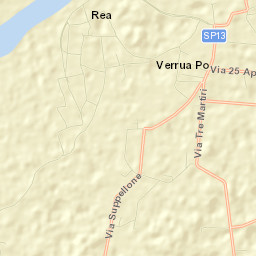 Verrua Po Street Map