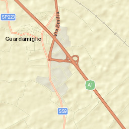 Guardamiglio Street Map