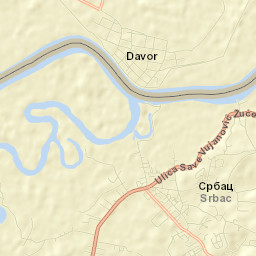 Srbac Street Map