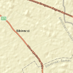 Sikirevci Street Map