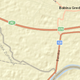Babina Greda Street Map