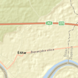 Štitar Street Map